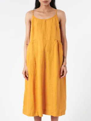 Garment Dyed Lightweight Linen Lounge Dress