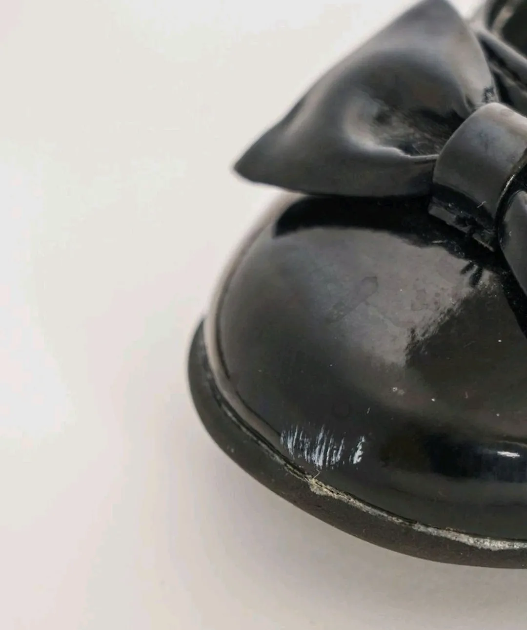 GIRL SIZE 8 TODDLER - Smartfit, Black Mary Jane Ballet Flats VGUC B59