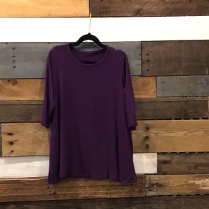 Girls Plum Swing Dress