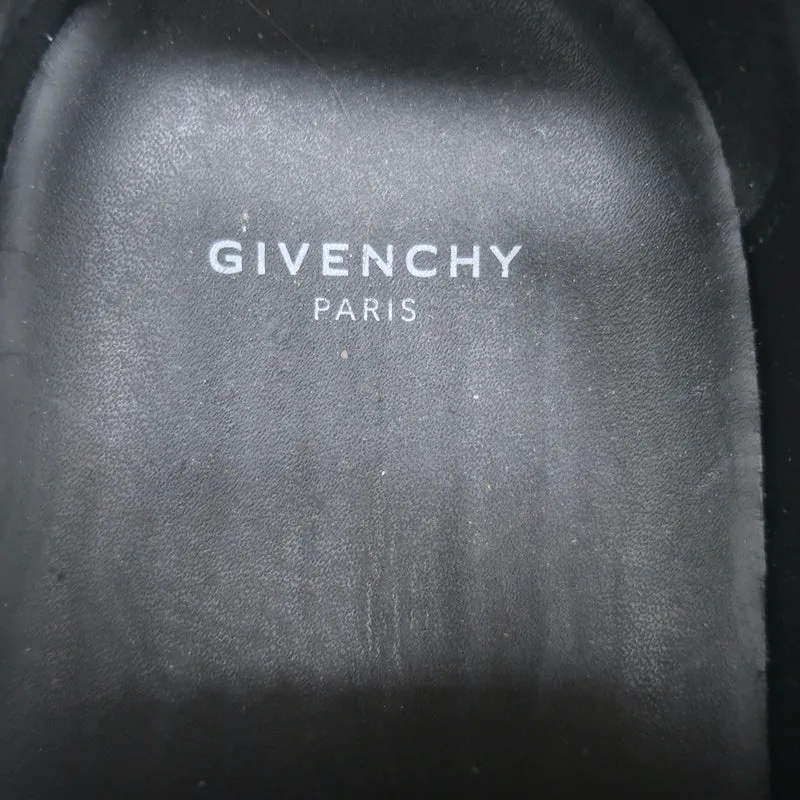 Givenchy Urban Street Low Top Sneakers White & Black Leather Size 42