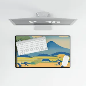 Golden Fields Desk Mat | Large Mousepad for Work & Gaming