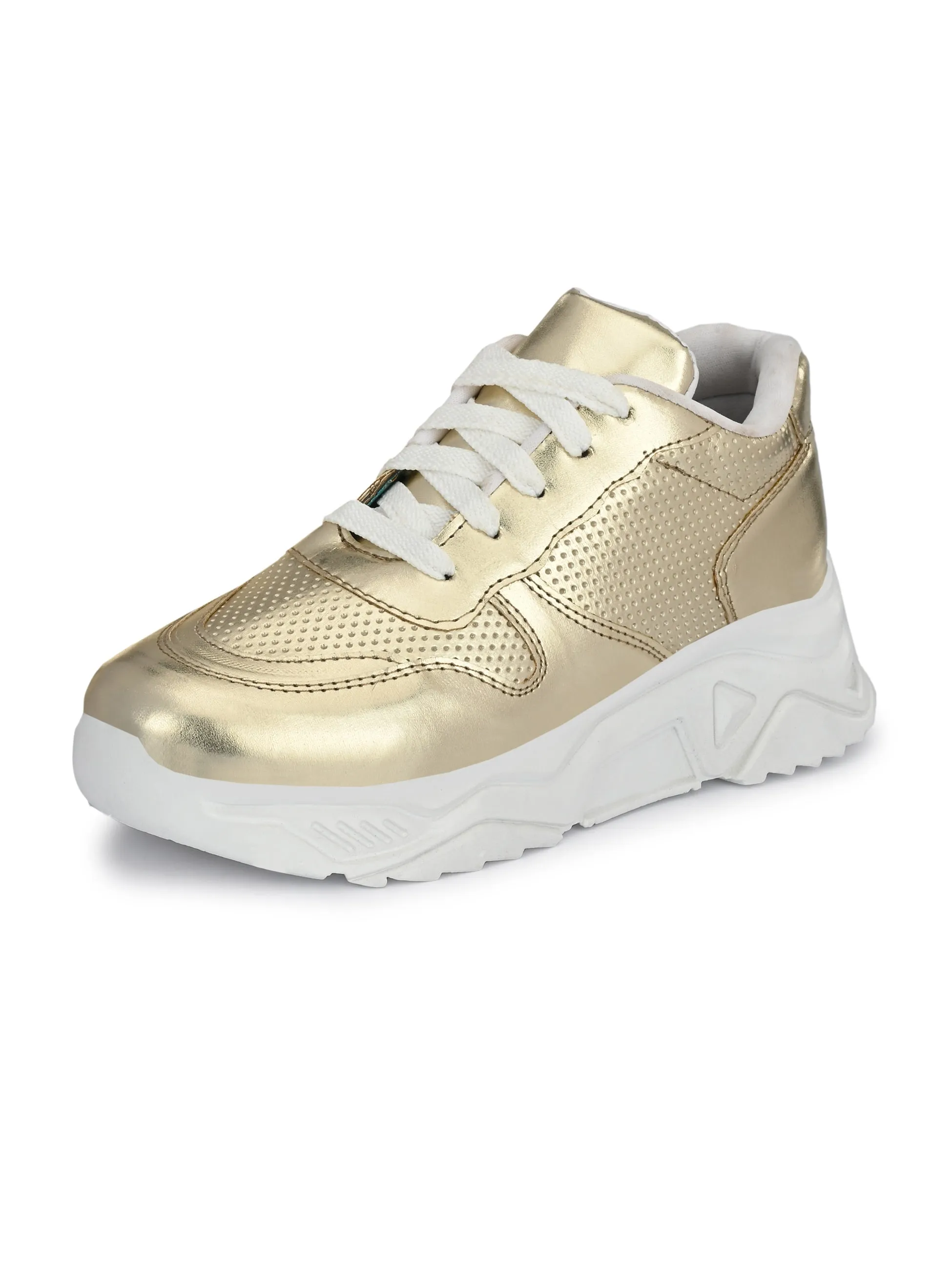 Golden Gleam Runners For Women