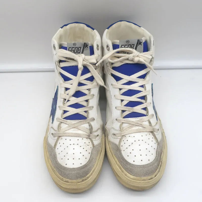 Golden Goose 2.12 High Top Sneakers White Leather Size 37
