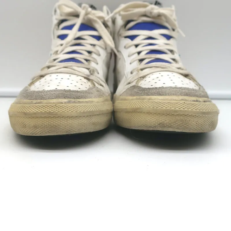 Golden Goose 2.12 High Top Sneakers White Leather Size 37
