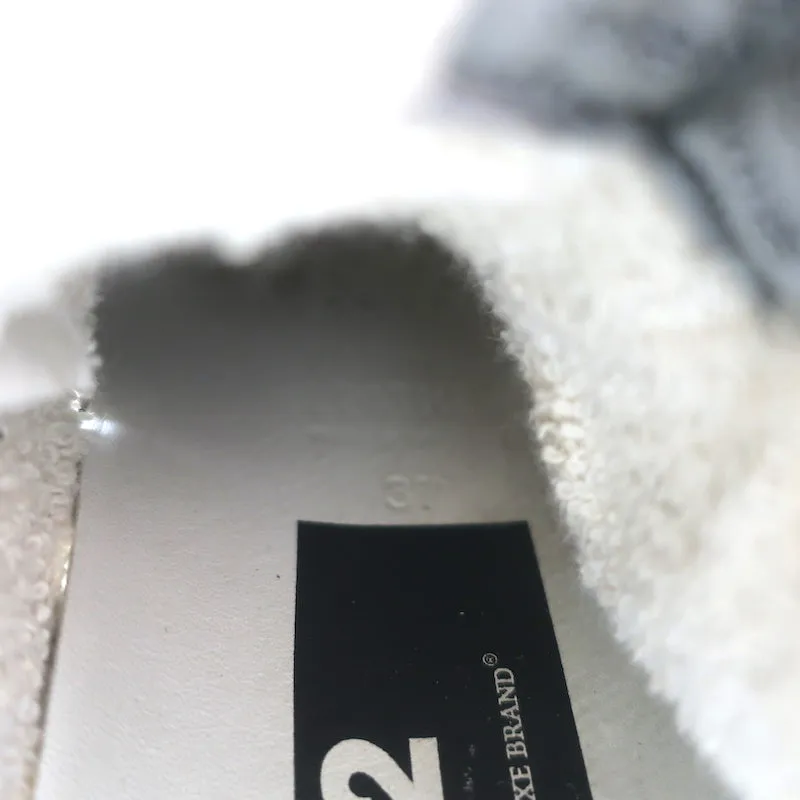 Golden Goose 2.12 High Top Sneakers White Leather Size 37