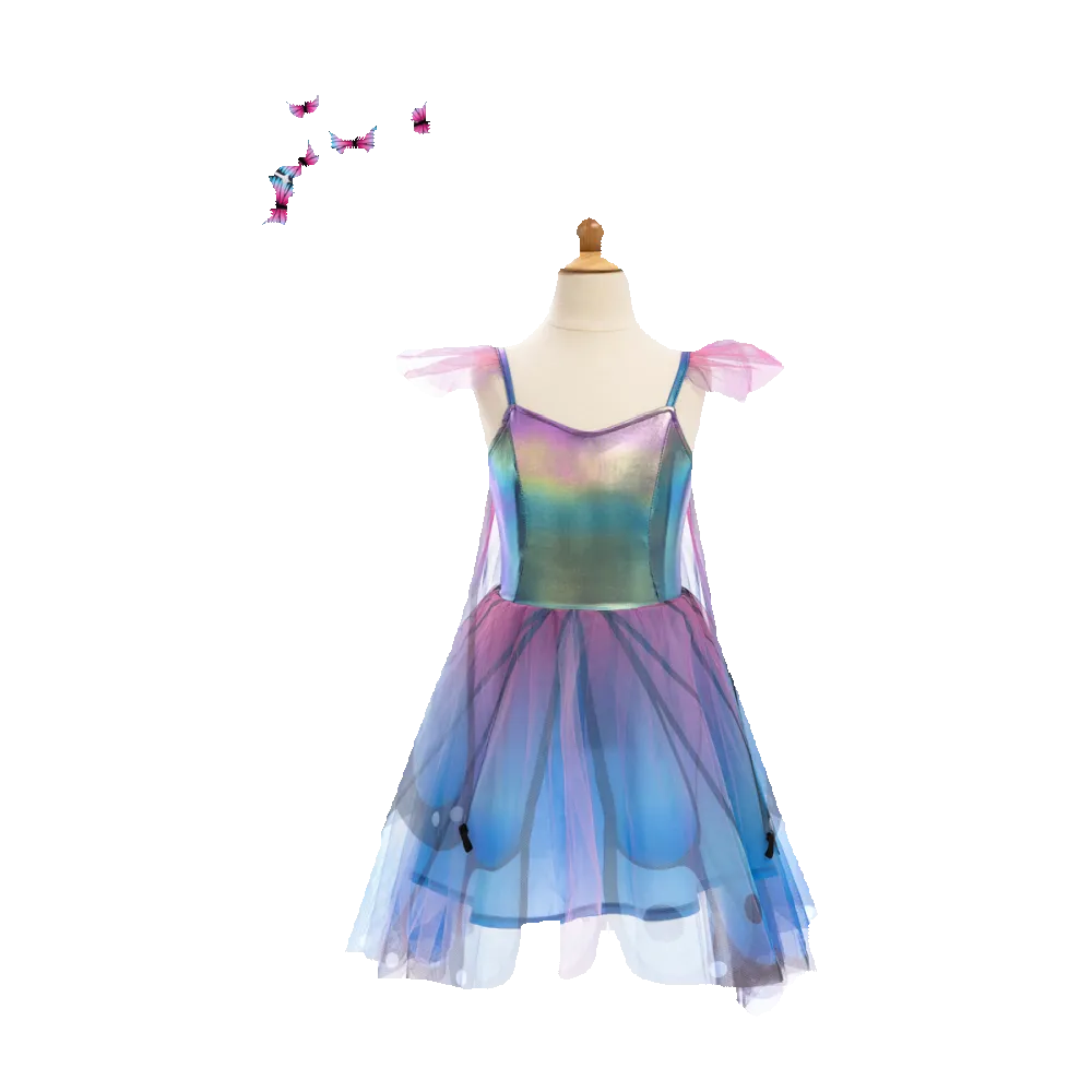 GP - Blue Butterfly Twirl Dress