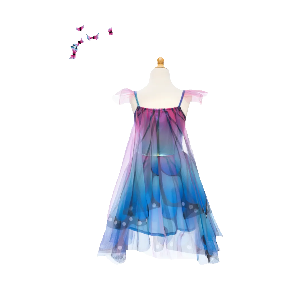 GP - Blue Butterfly Twirl Dress