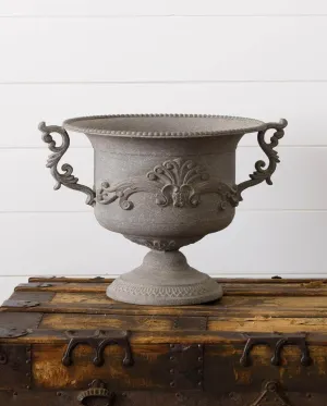 Gray Urn Planter