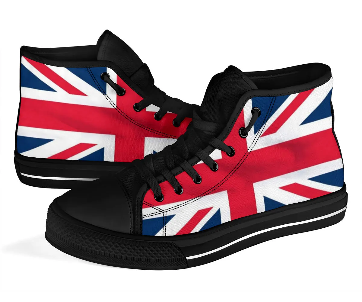 Great Britains UK Flag High Top Custom Sneaker Shoes