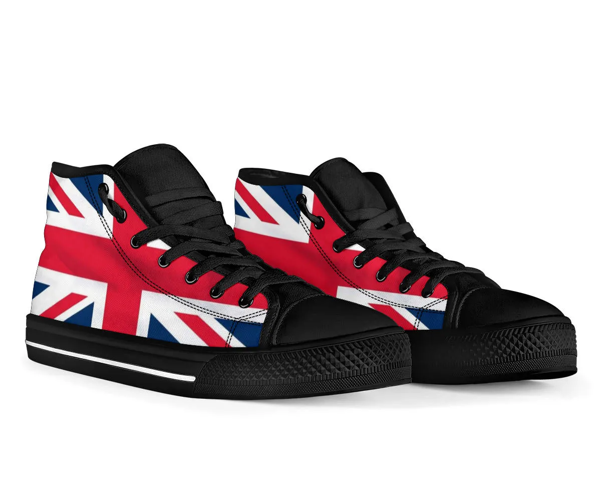Great Britains UK Flag High Top Custom Sneaker Shoes