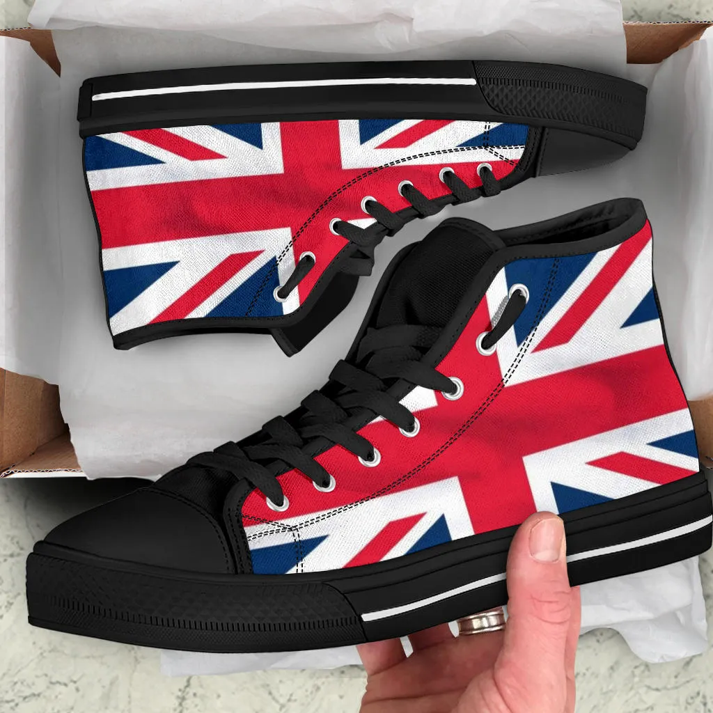Great Britains UK Flag High Top Custom Sneaker Shoes