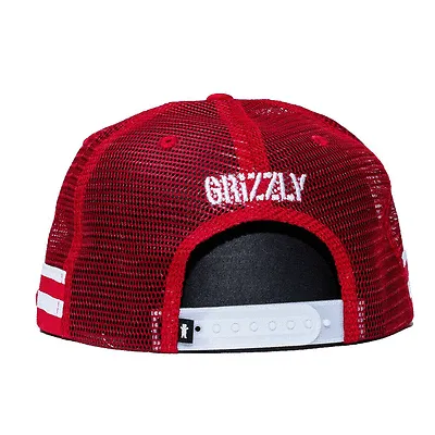 Grizzly - Heritage Outdoor Snapback - Red SALE