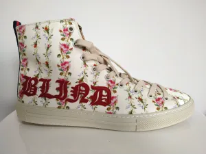 Gucci Fabric Floral High Top Sneakers