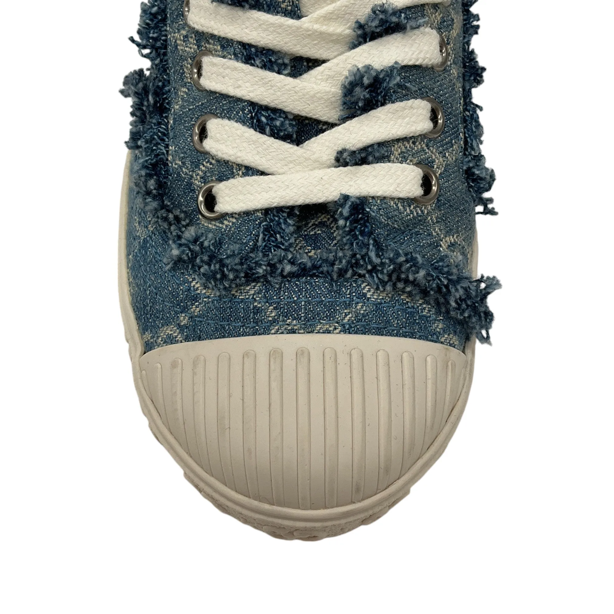 Gucci Light Blue Denim GG Low-Top Sneaker