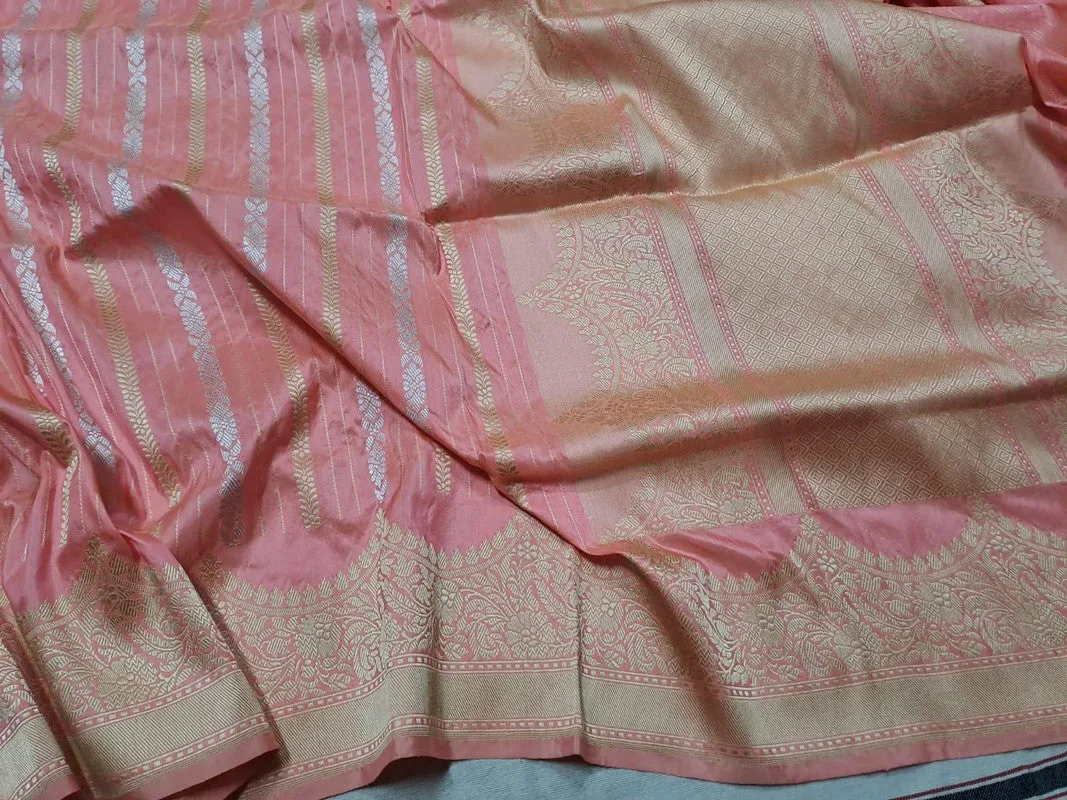 Handloom Weaved Pure Banarasi Katan Silk Saree