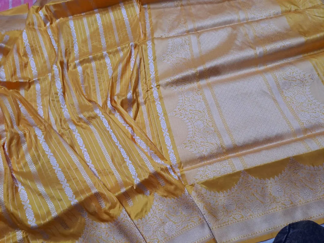 Handloom Weaved Pure Banarasi Katan Silk Saree