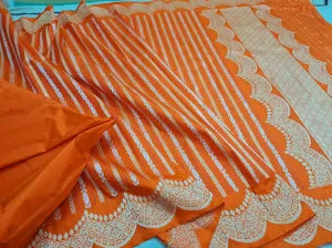 Handloom Weaved Pure Banarasi Katan Silk Saree