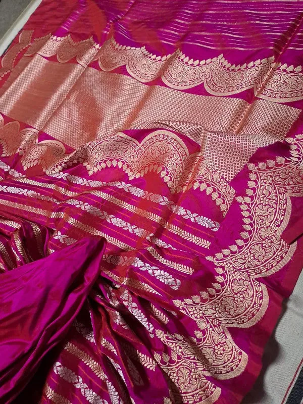 Handloom Weaved Pure Banarasi Katan Silk Saree