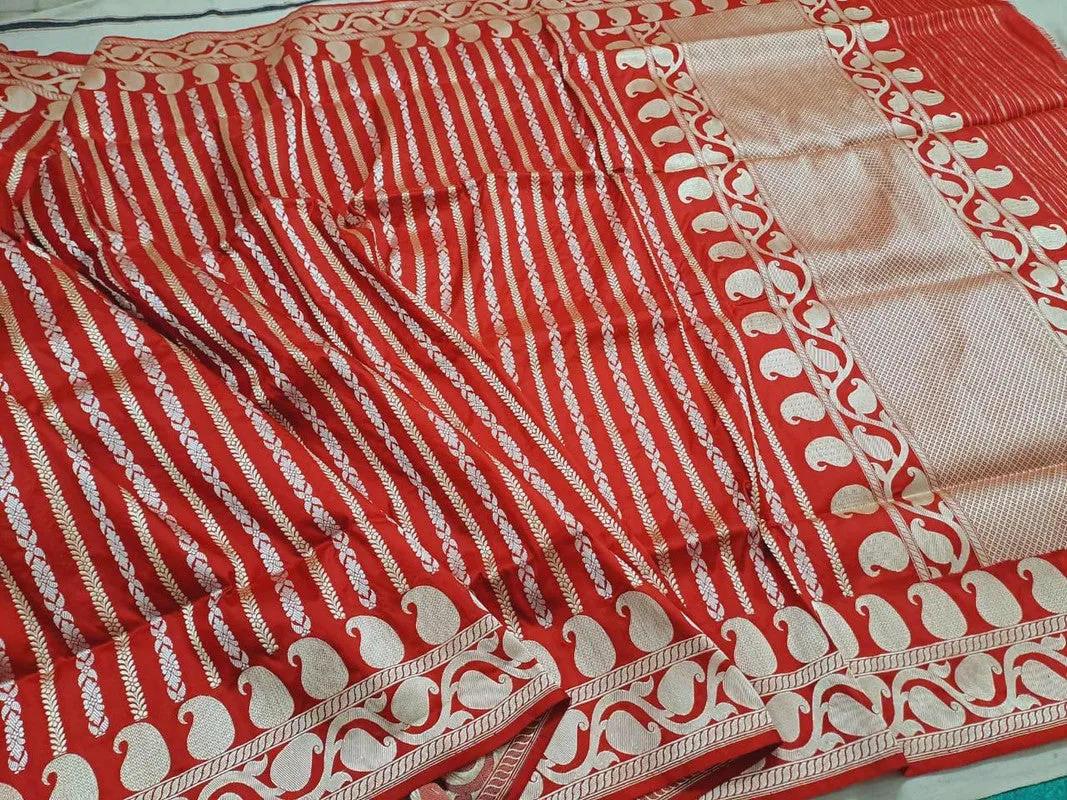 Handloom Weaved Pure Banarasi Katan Silk Saree
