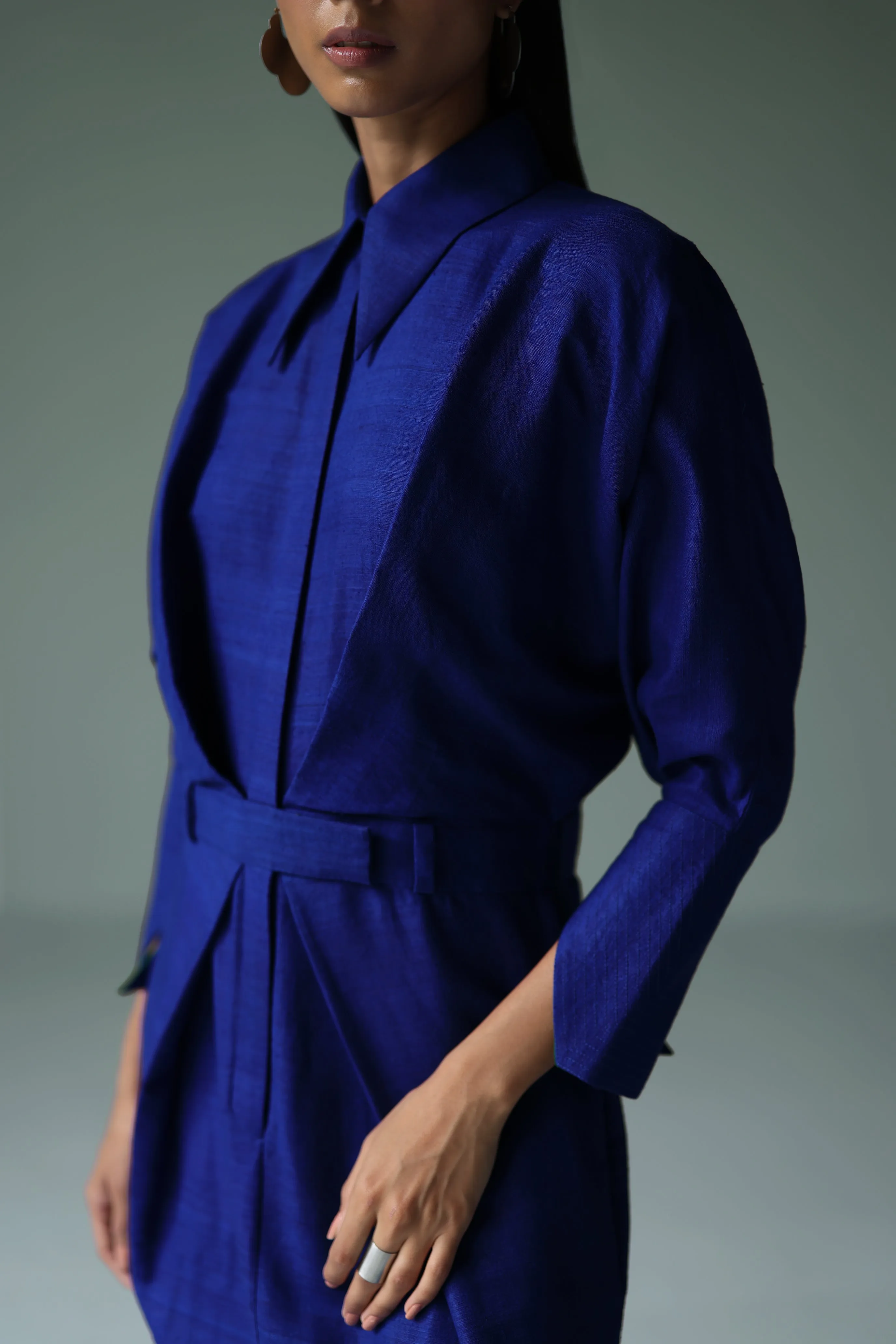 HANDWOVEN SILK DRESS