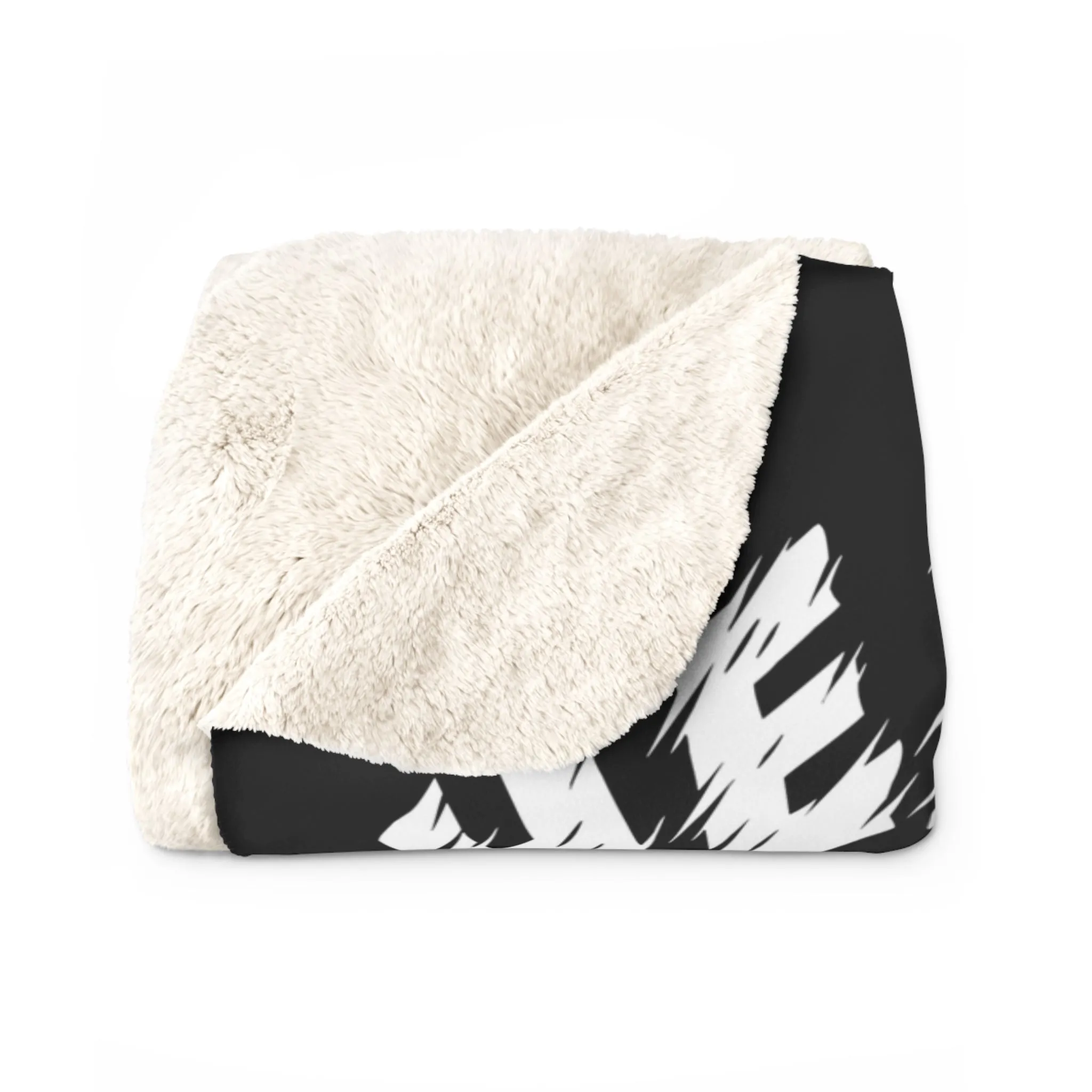 Heavy Metal Mom Sherpa Fleece Blanket