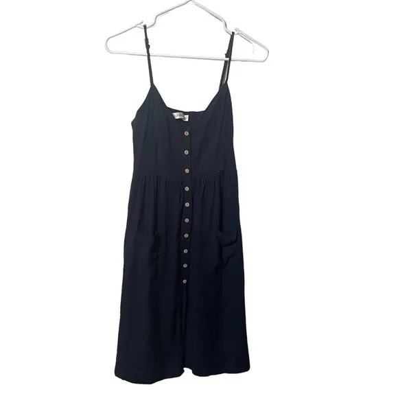 Hello Molly Used to Know You Navy Blue Lightweight Dress