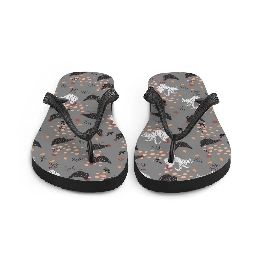Hens & Roosters Flip-Flops