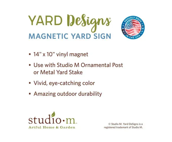 High Flying Flags Magnetic Yard Sign