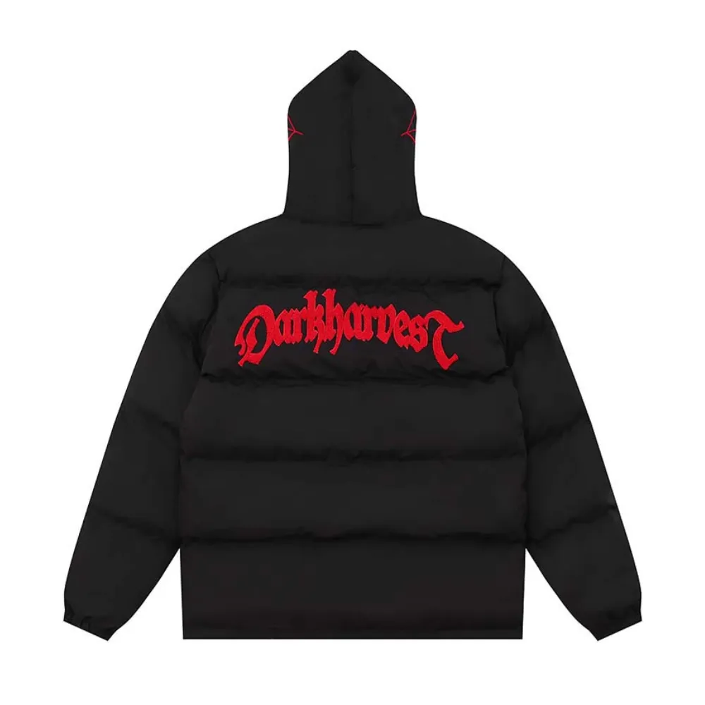 High Street Flocked Embroidered Spider Coat