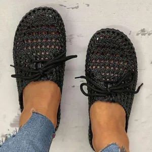 Hole Lace Soft Bottom Non-slip Slippers