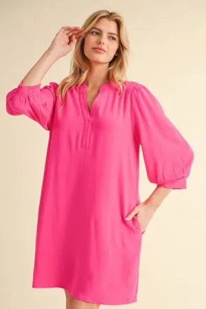 Hot Pink Fab Dress