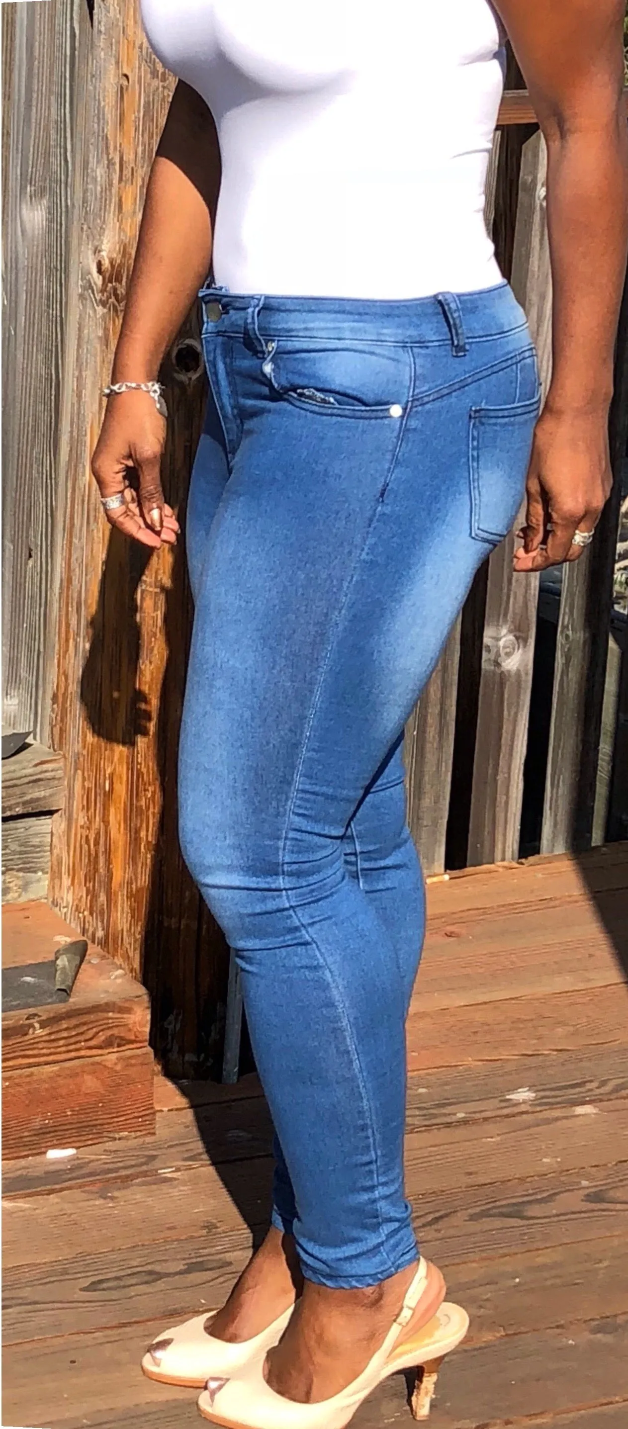 Hudson Faded Skinny Jeans