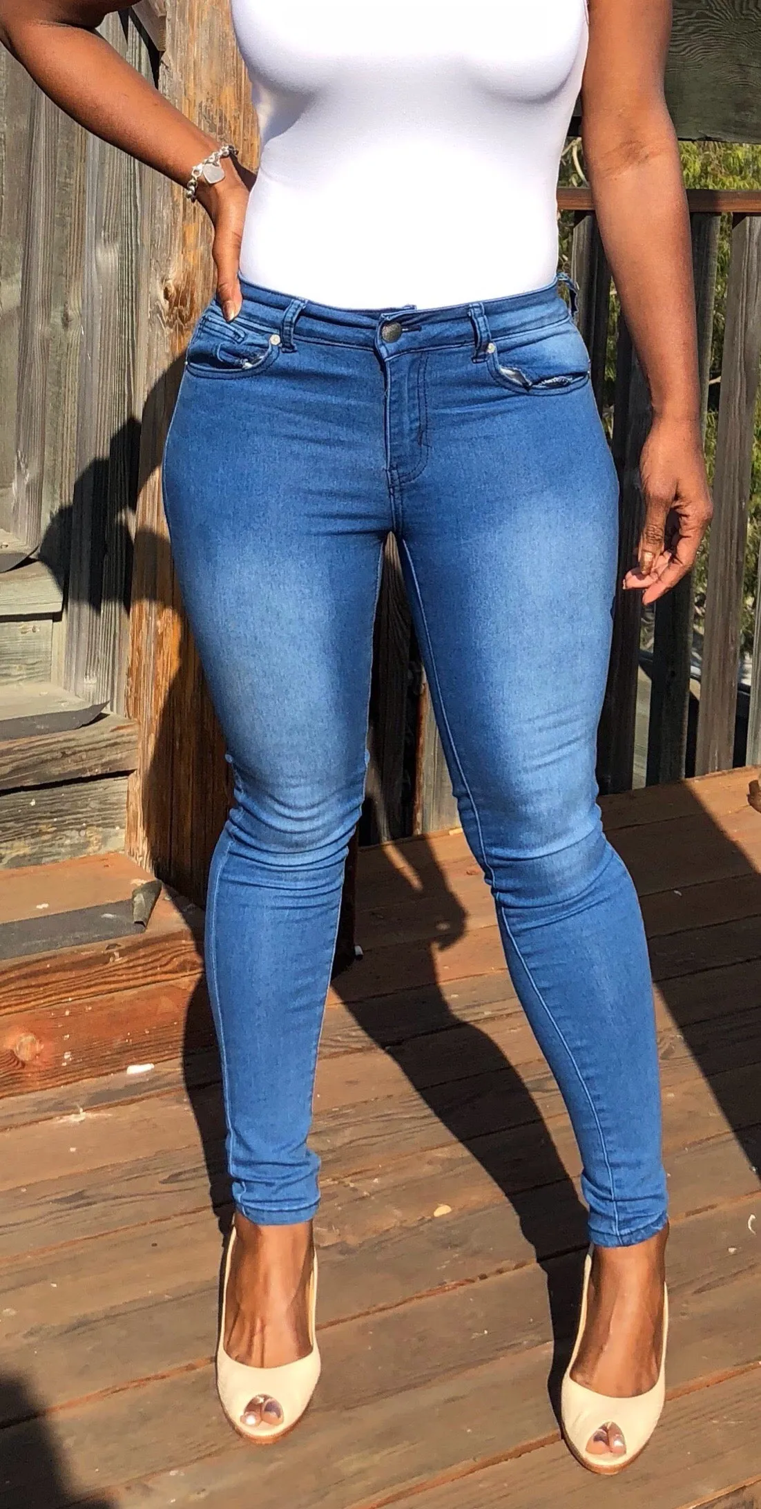 Hudson Faded Skinny Jeans