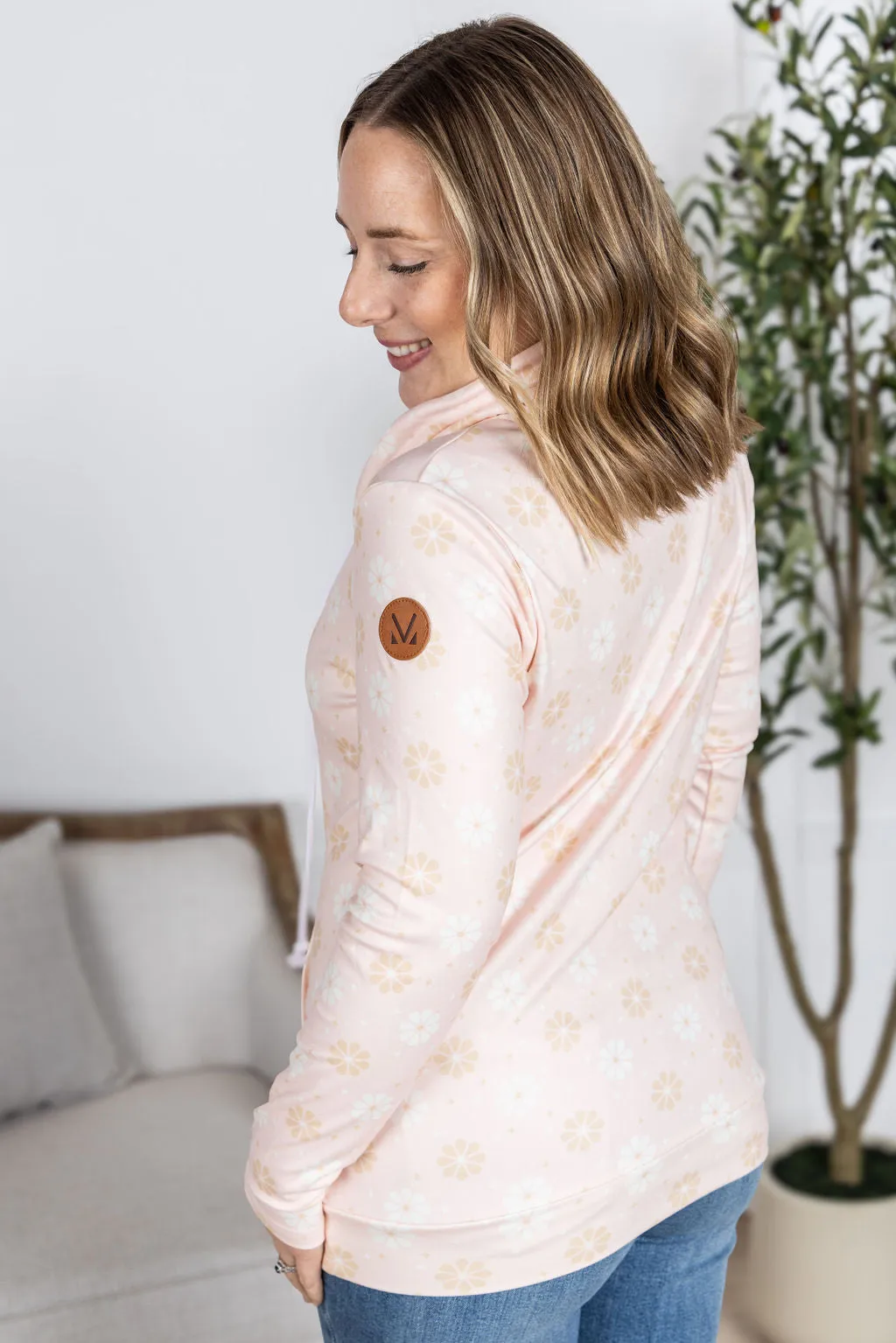 IN STOCK Soft Funnel Neck - Retro Floral