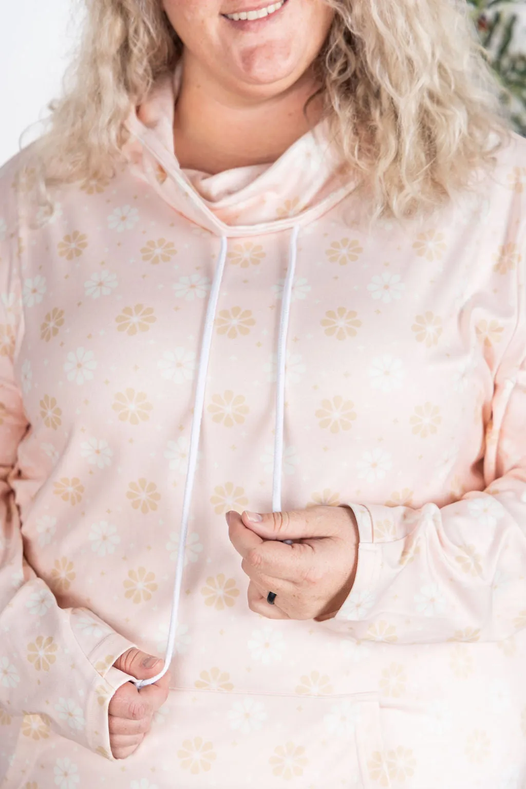 IN STOCK Soft Funnel Neck - Retro Floral