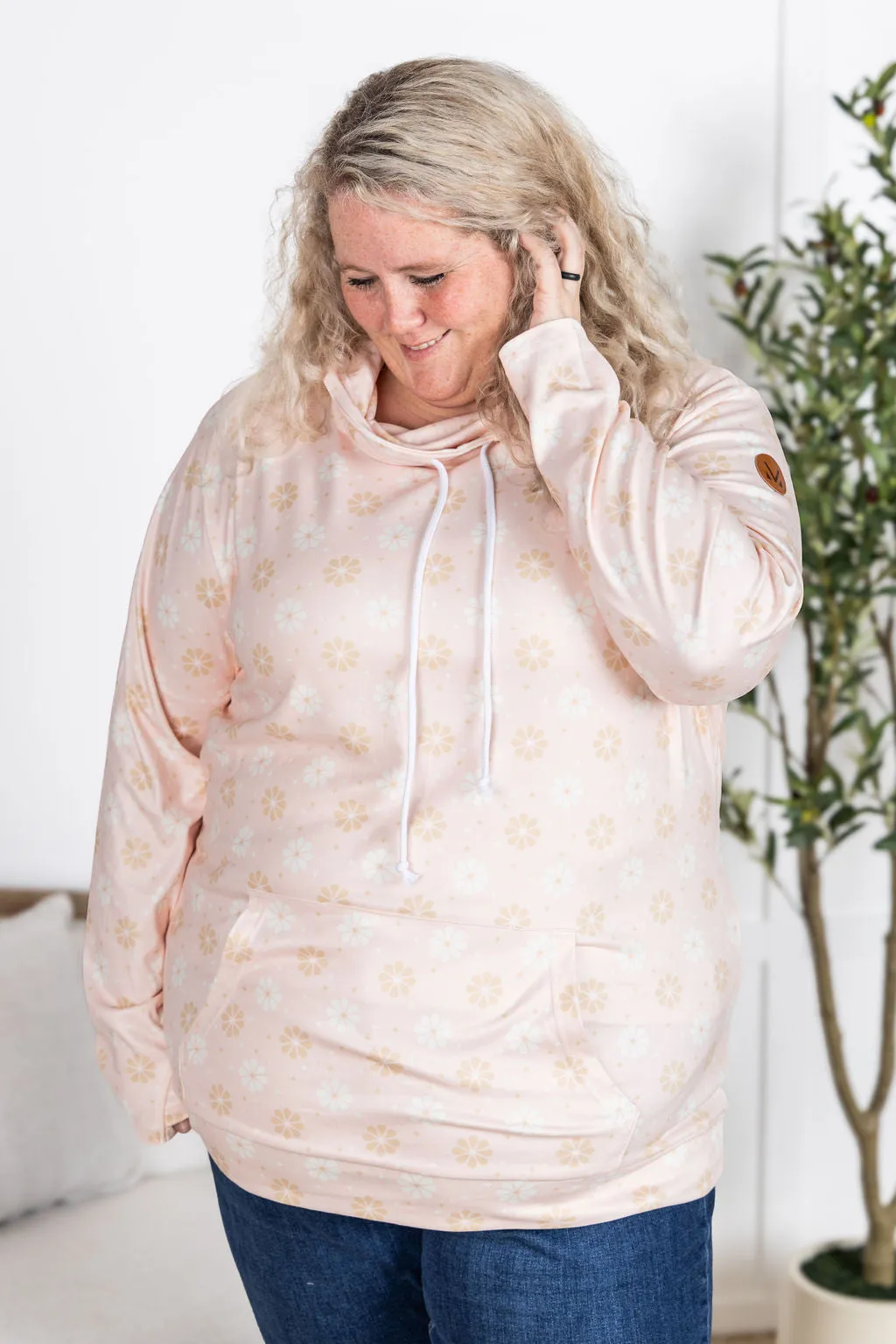 IN STOCK Soft Funnel Neck - Retro Floral