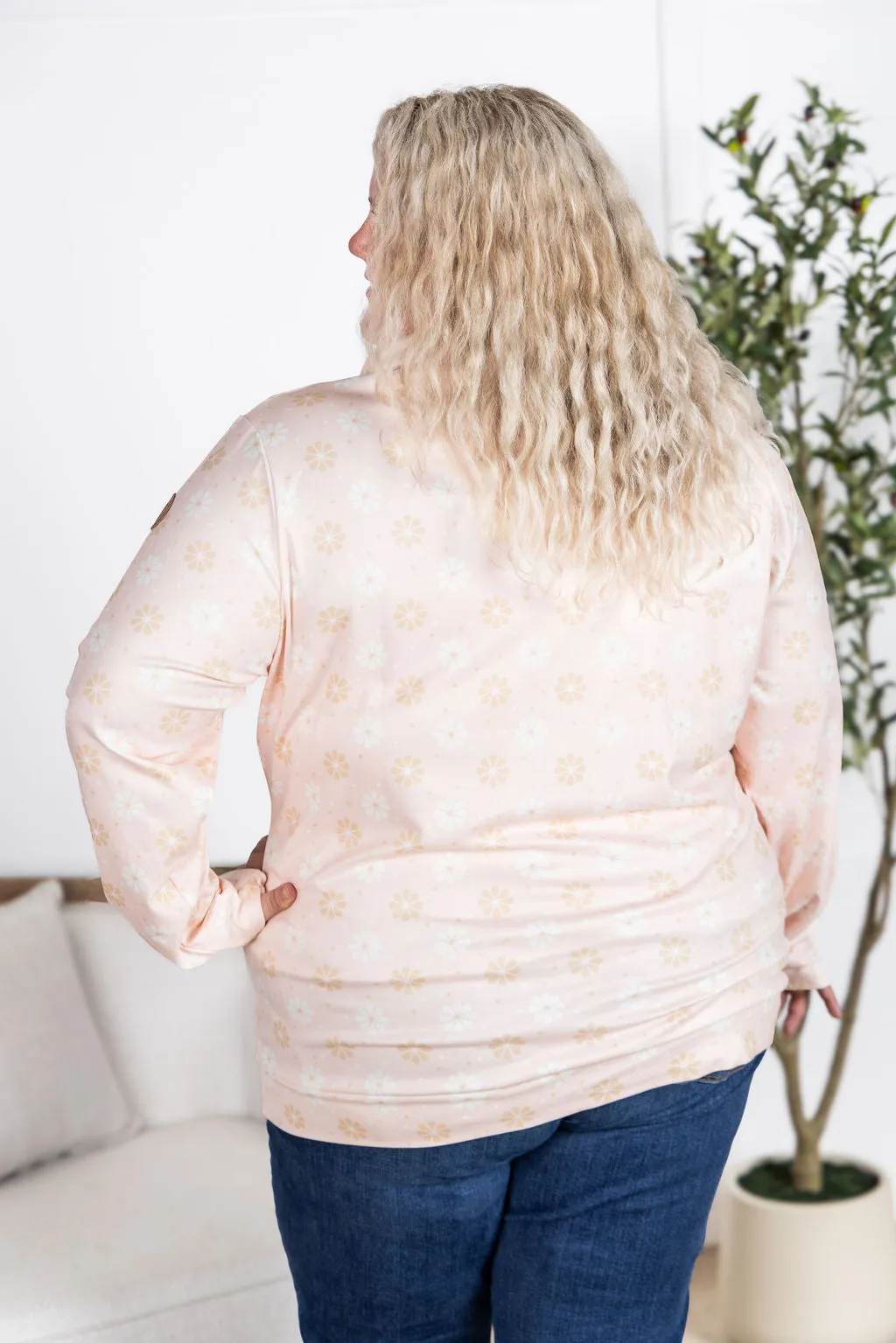 IN STOCK Soft Funnel Neck - Retro Floral
