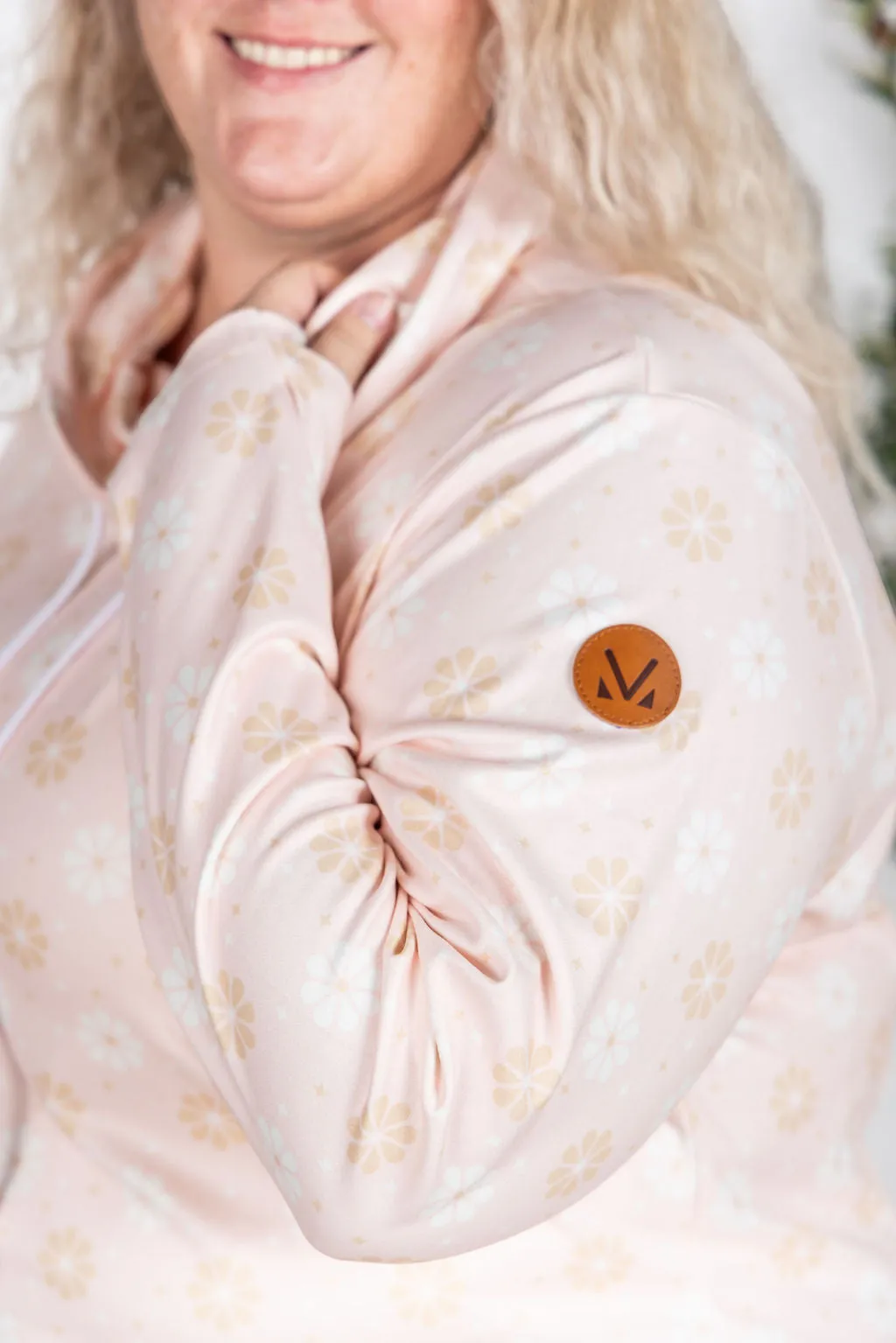 IN STOCK Soft Funnel Neck - Retro Floral