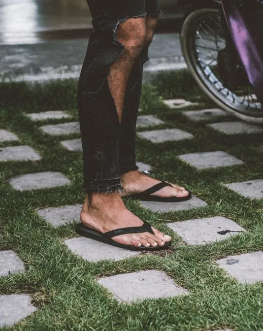 INDOSOLE   MEN'S ESSNTLS FLIP FLOP   BLACK