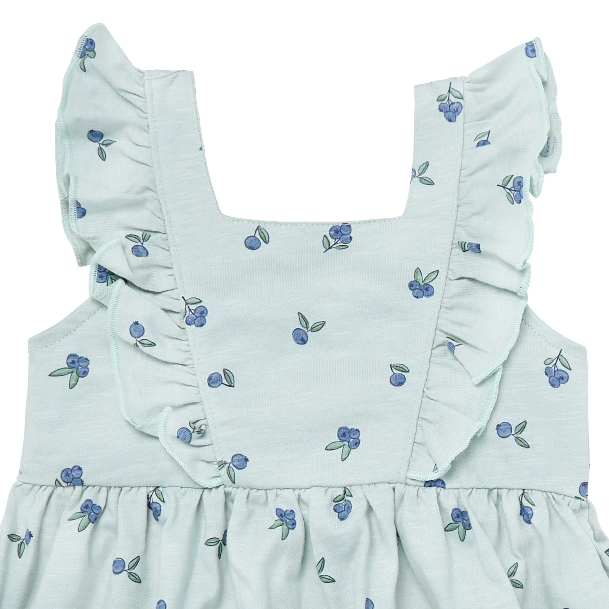 Infant & Toddler Girls Blueberries Bow Back Dress