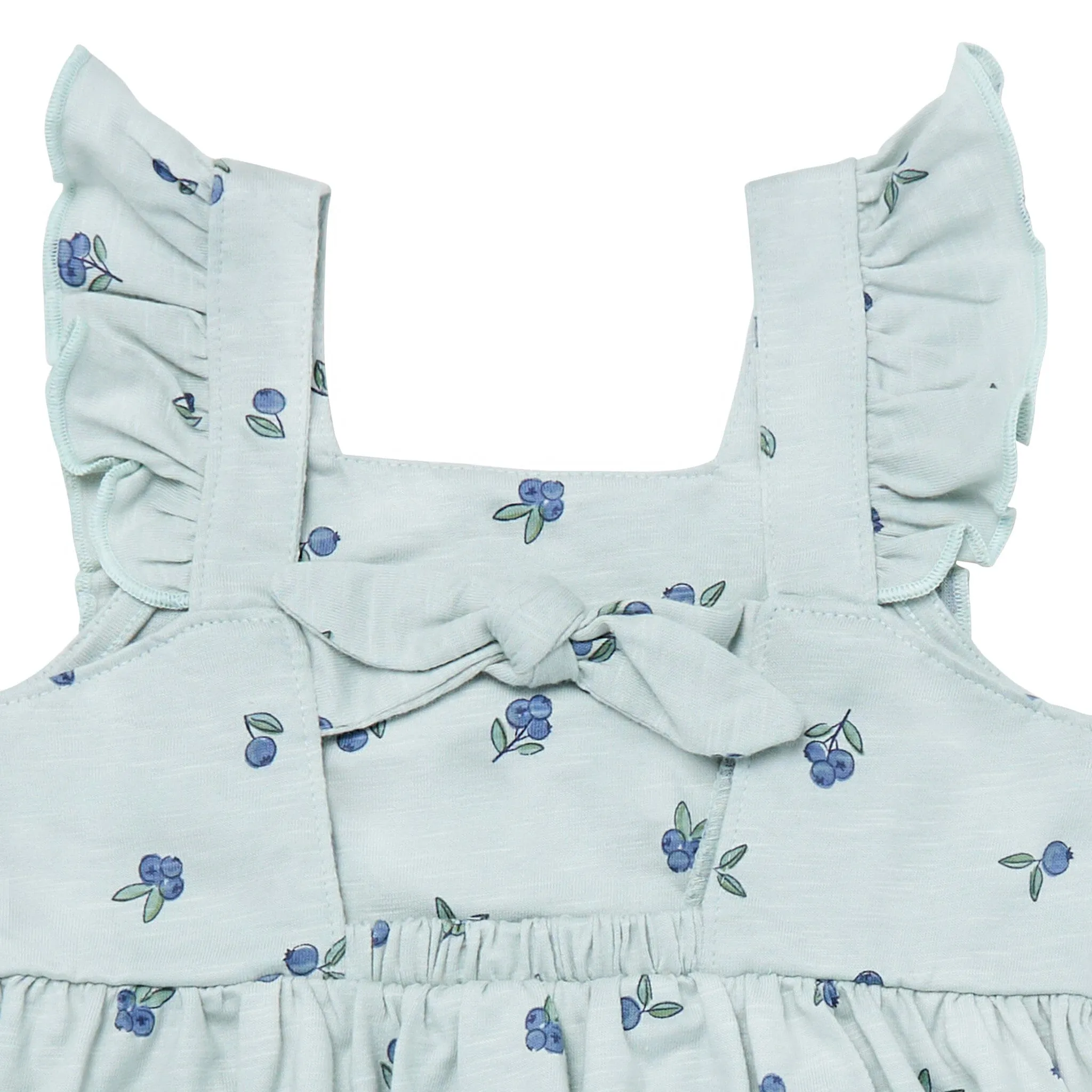 Infant & Toddler Girls Blueberries Bow Back Dress