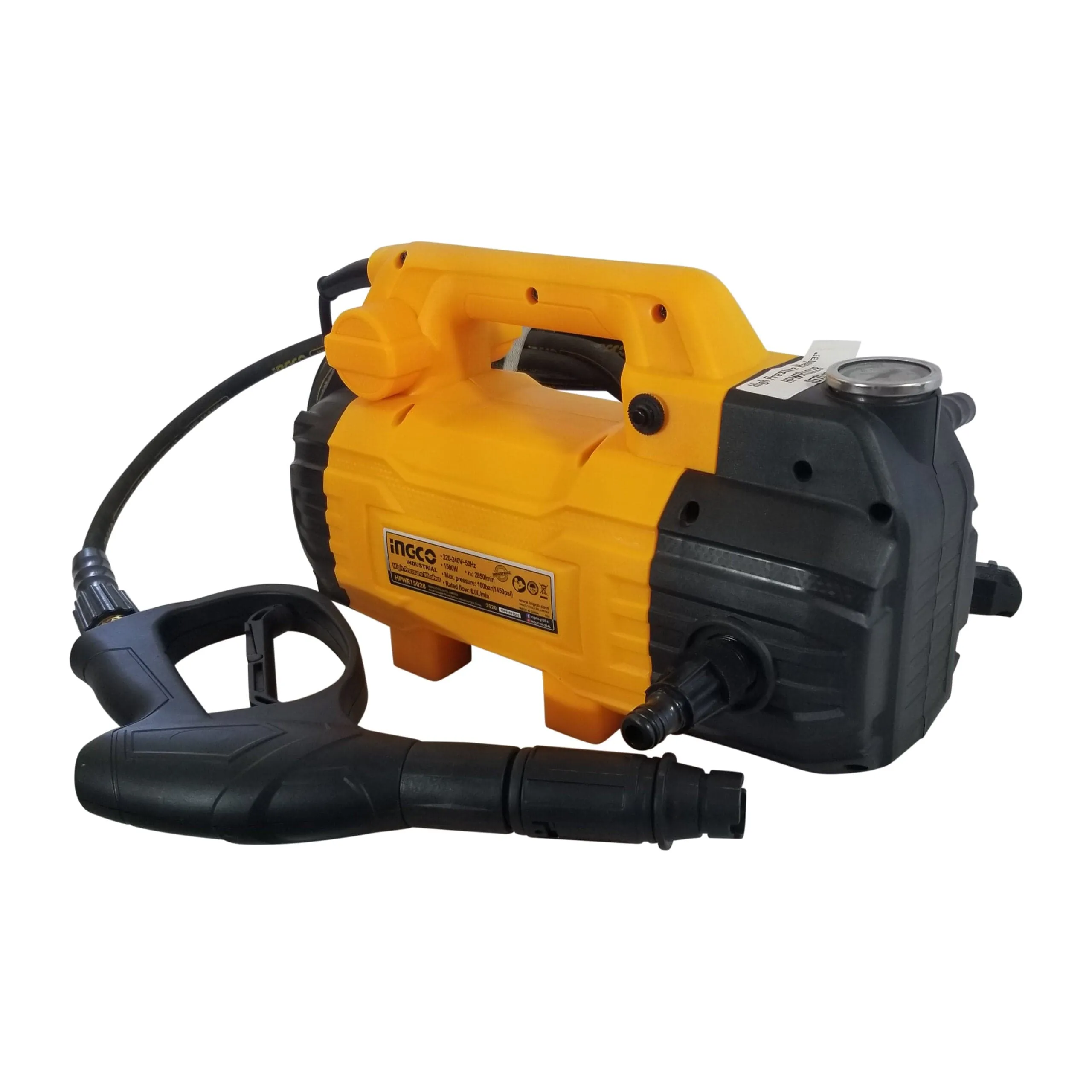 Ingco High Pressure Washer 1500W 100Bar - HPWR15028