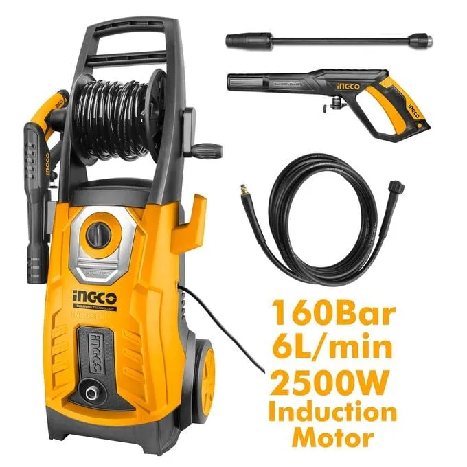 Ingco High Pressure Washer 2500W 160Bar - HPWR25008