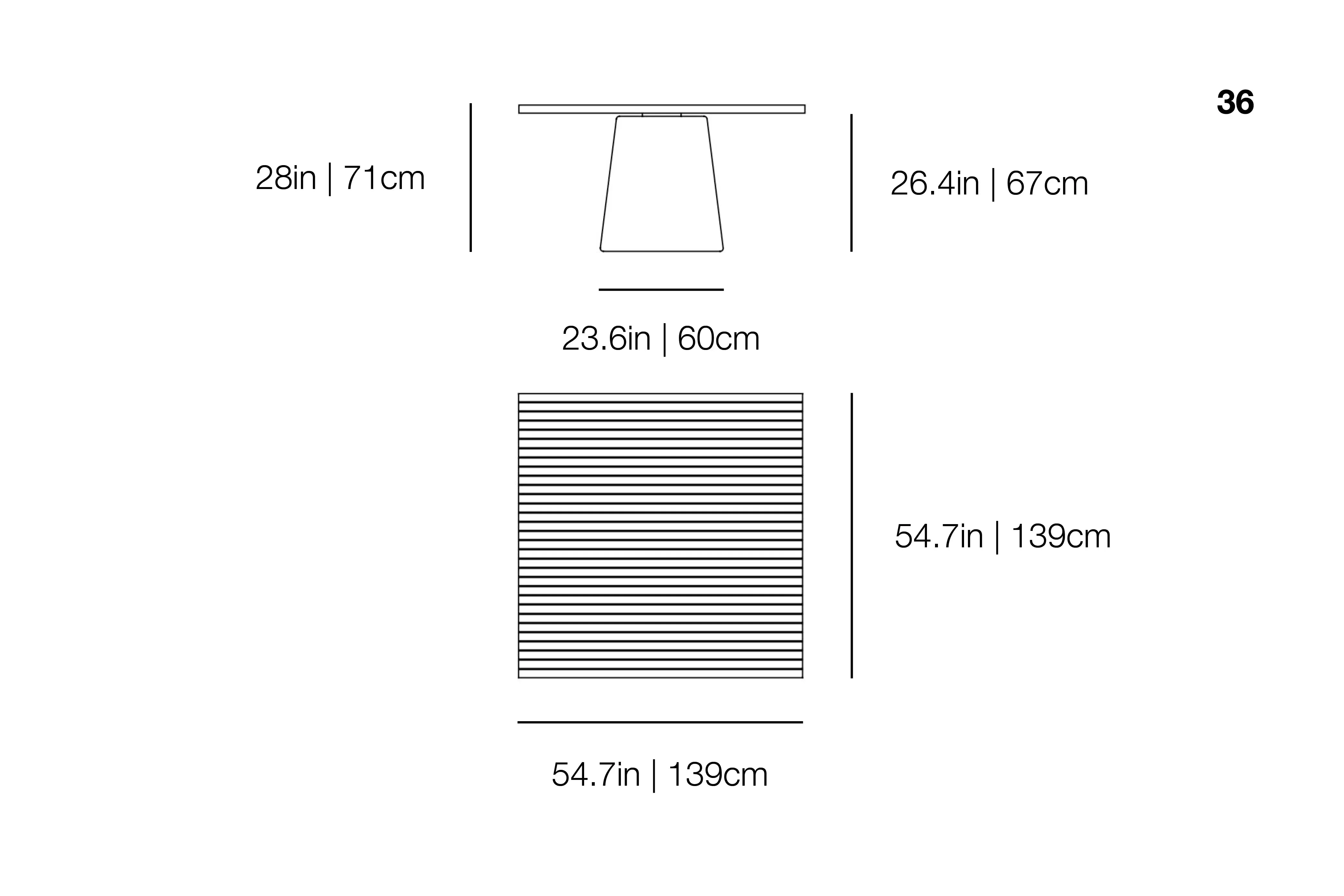 InOut 36 Dining Table