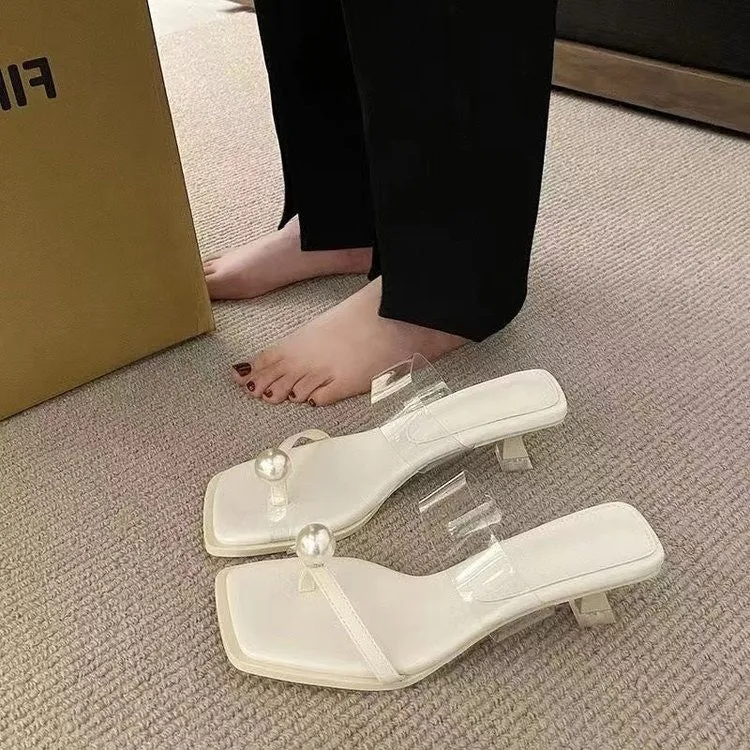 INSTOCK-fashion sandals for women summer new style stiletto heel