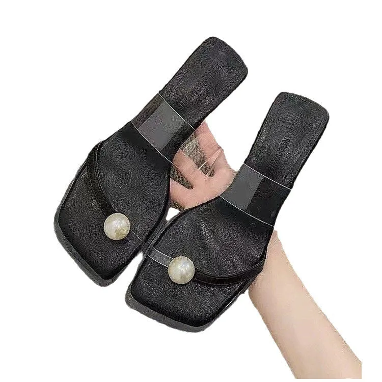 INSTOCK-fashion sandals for women summer new style stiletto heel