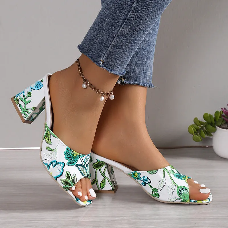 INSTOCK-High-heeled sandals for women