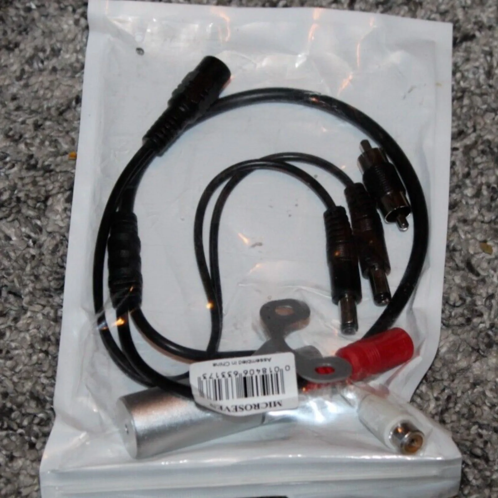 IP66 Water Proof CCTV Microphone Solid Metal housing 6-12V DC input RCA Phono Output