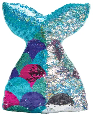 Iscream Mermaid Tail Reversible Sequin Pillow