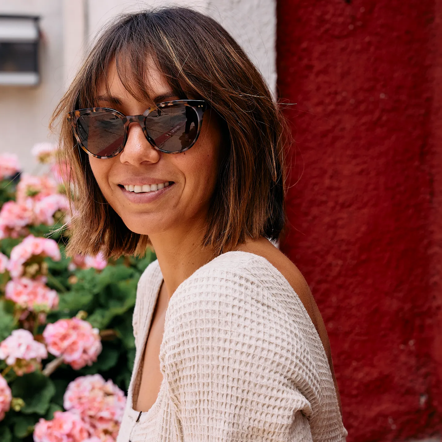 JAZMINE - Eco Crystal Coral / Brown Polar